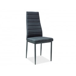 Фото3.Комплект стіл Turin 110(170)x74 Чорний+ 4 крісла H-265 (бежевий,чорний,сірий,синій)